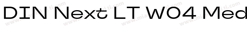 DIN Next LT W04 Medium字体转换